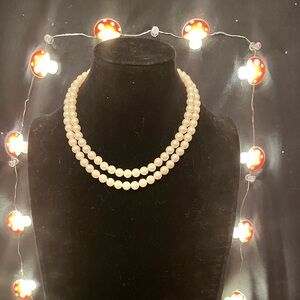 Japan Signed Cream Pearl Necklace Timeless Jewelry